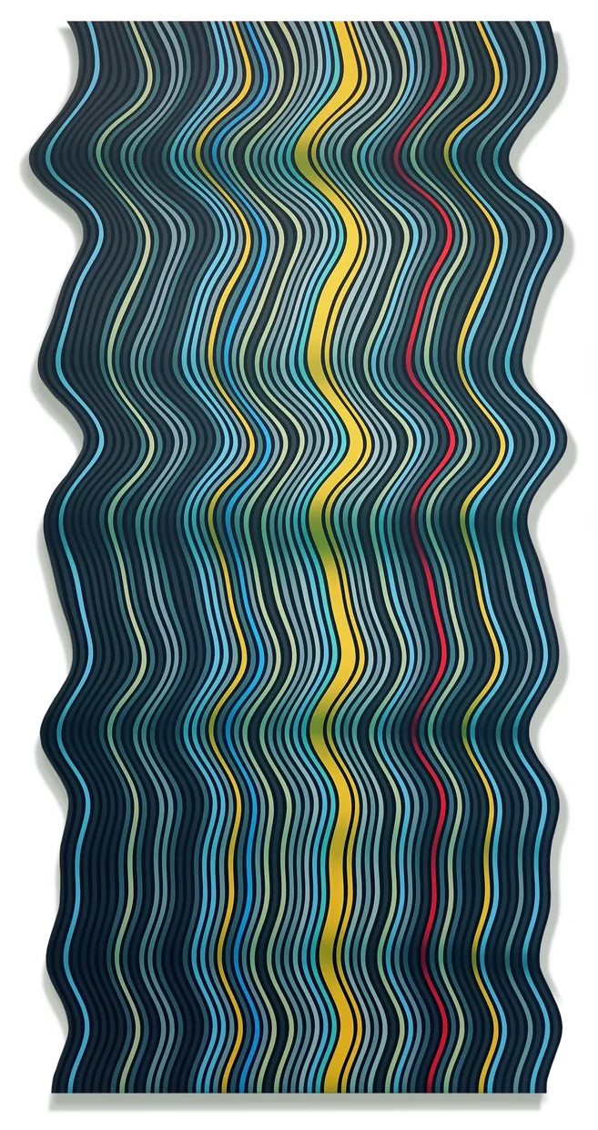 Pi Square Quantum Echoes painting with continuity flow and resonant chromatic layers